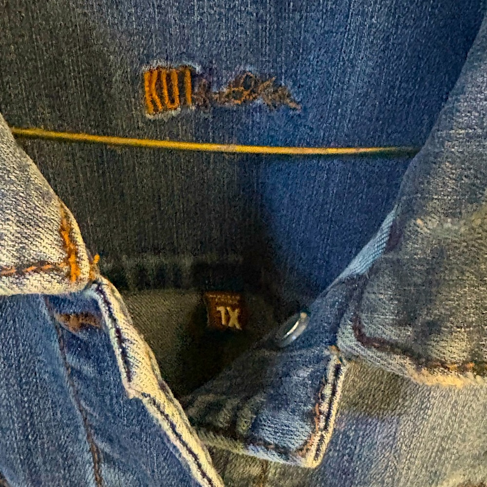 KUT FROM THE KLOTH➕Destroyed Denim Jacket - Picture 11 of 13